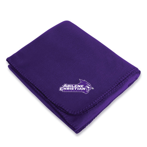  Purple Arctic Fleece Blanket - Primary Logo