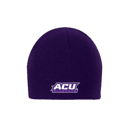  Purple Knit Beanie - ACU Wildcats