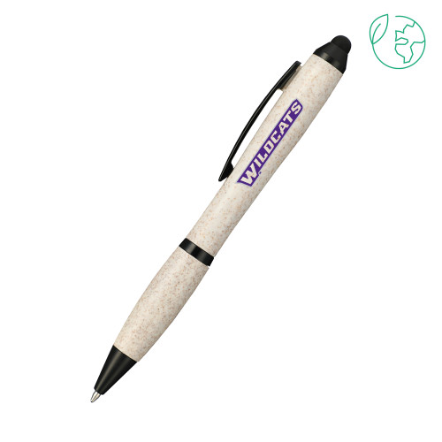 Nash Wheat Straw Ballpoint Beige Stylus Pen - Wildcats