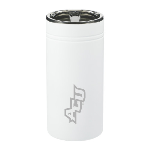  Sherpa Vacuum White Tumbler & Insulator 12oz - Angled ACU Engraved