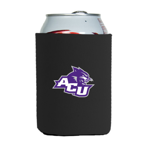  Neoprene Black Can Holder - Angled ACU w/Wildcat Head