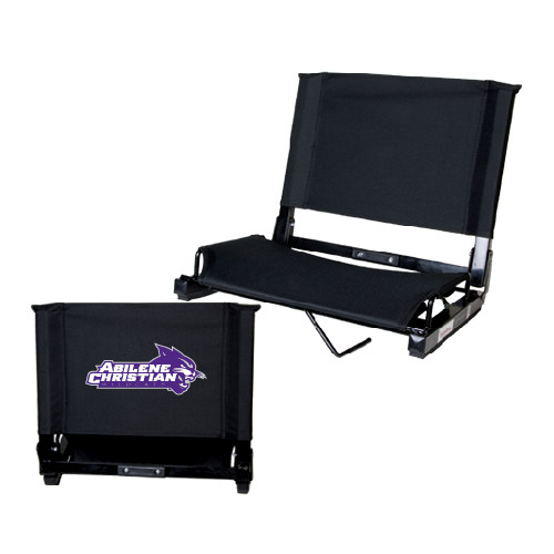 ACU Wildcat Stadium Chair Black - Primary Logo