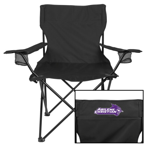  Deluxe Black Captains Chair - Primary Logo
