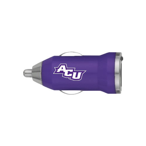  On the Go Purple Car Charger - Angled ACU