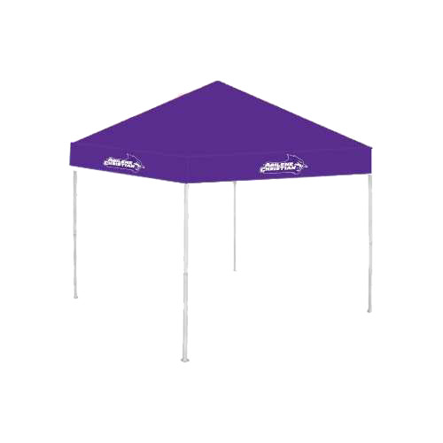 ACU Wildcat 9 ft x 9 ft Purple Tent - Primary Logo