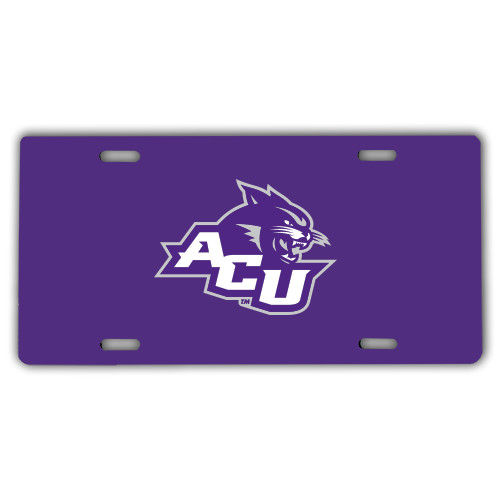  License Plate - Angled ACU w/Wildcat Head