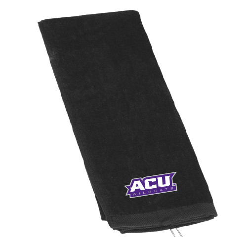ACU Wildcat Black Golf Towel - ACU Wildcats