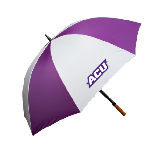  64 Inch Purple/White Umbrella - ACU