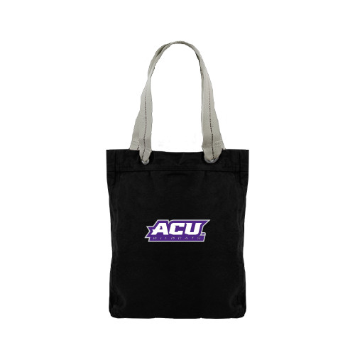  Allie Black Canvas Tote - ACU Wildcats