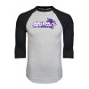 Thumbnail image for  White/Black Raglan Baseball T Shirt