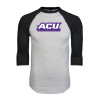 Thumbnail image for  White/Black Raglan Baseball T Shirt