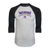 Thumbnail image for  White/Black Raglan Baseball T Shirt