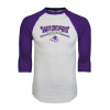 Thumbnail image for  White/Purple Raglan Baseball T Shirt