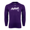 Thumbnail image for  Under Armour Purple Long Sleeve Tech Tee