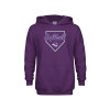 Thumbnail image for  Youth Purple Fleece Hoodie