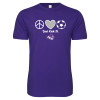Thumbnail image for  Next Level Purple SoftStyle T Shirt