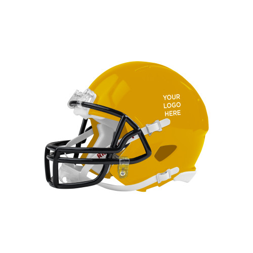 Riddell Replica Gold Mini Helmet-Blank Logo
