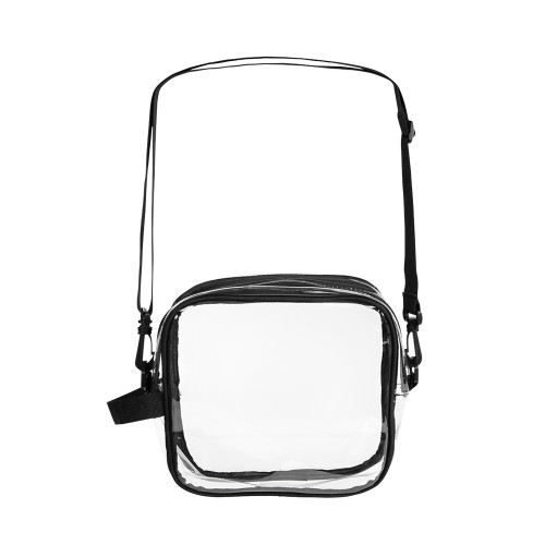 Clear Crossbody Bag-Blank Logo