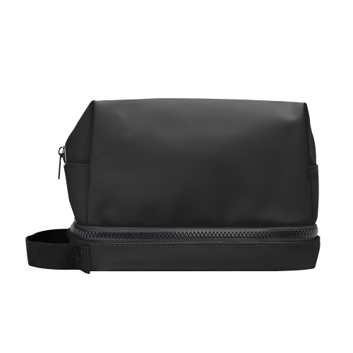 Black Toiletry Bag-Blank Logo