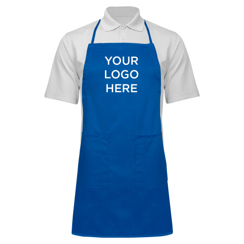 Full Length Royal Apron-Blank Logo