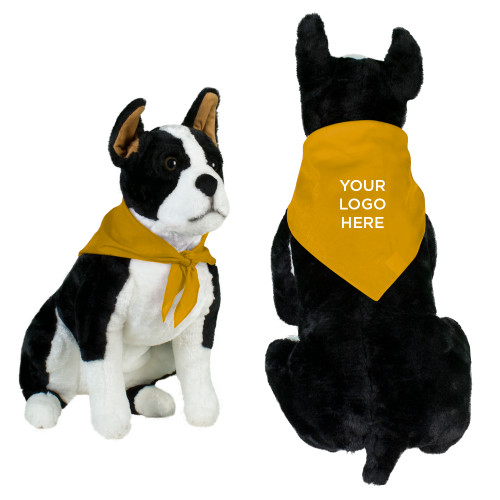 Gold Pet Bandana-Blank Logo