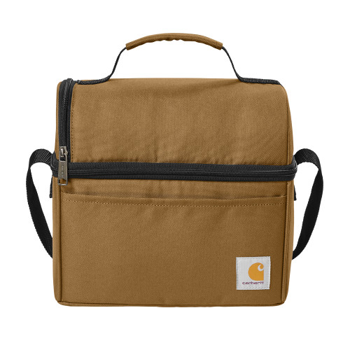 Carhartt Brown Lunch Cooler-Blank Logo