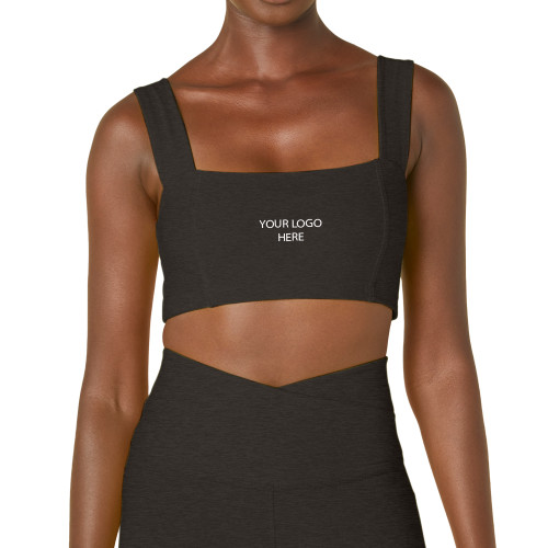 Beyond Yoga Womens Darkest Night Spacedye Squared Bra -