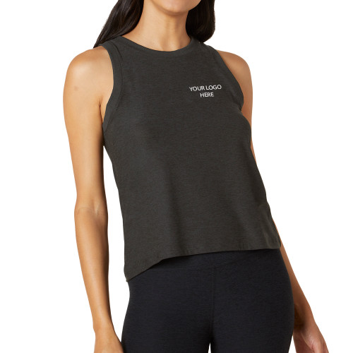 Beyond Yoga Womens Darkest Night Featherweight Rebalance Tank -