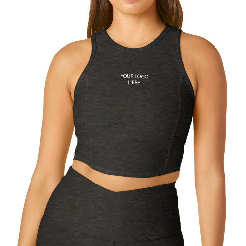 Beyond Yoga Womens Darkest Night Motivate Cropped Tank -