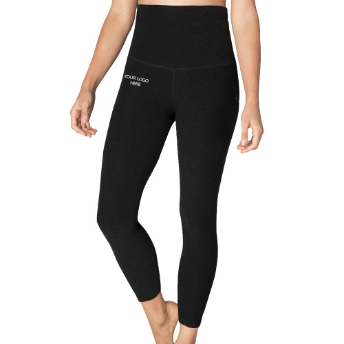 Beyond Yoga Womens Darkest Night High Waisted Midi Legging -Blank Logo