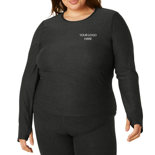 Beyond Yoga PLUS Featherweight Classic Crew Long Sleeve Darkest Night-