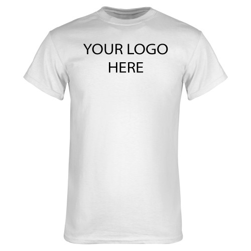 White T Shirt-Blank Logo