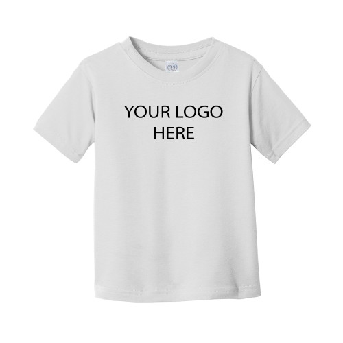 Toddler White T Shirt-Blank Logo