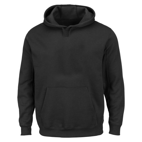 Extended Black Hoodie-Blank Logo