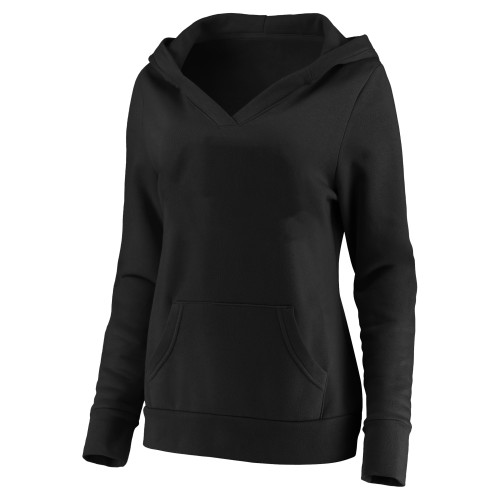 Womens Plus Black Hoodie-Blank Logo