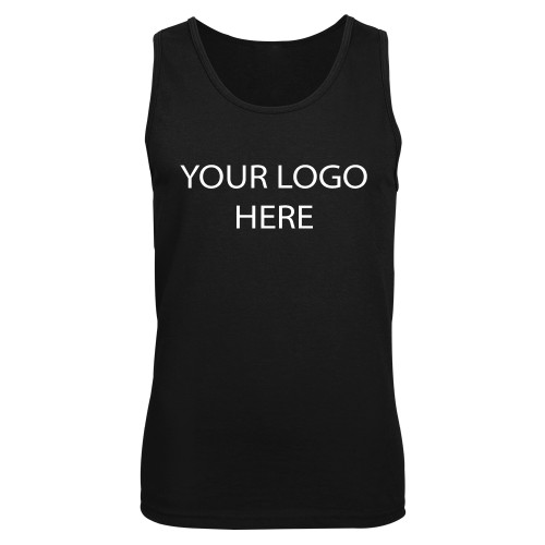 Black Tank Top-Blank Logo