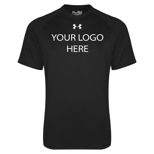 Under Armour Black Tech Tee-Blank Logo