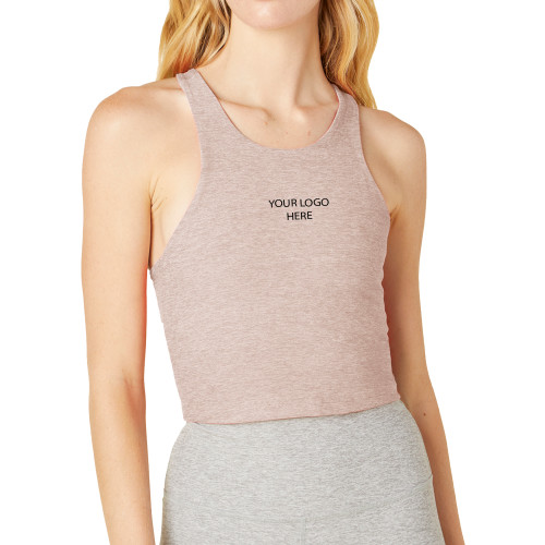Beyond Yoga Womens Chai Spacedye Focus Cropped Tank -