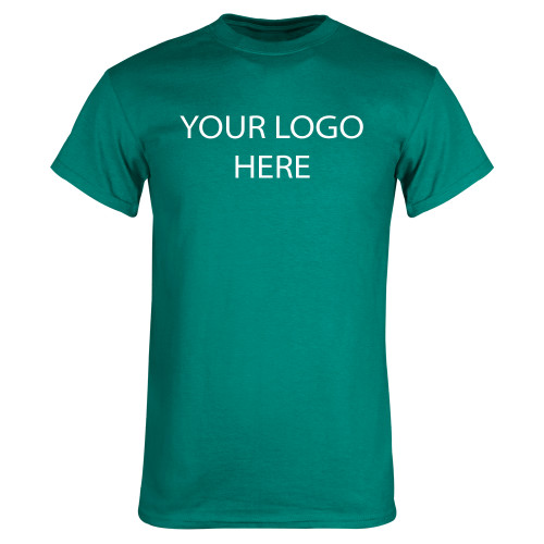 Teal T-Shirt-Blank Logo