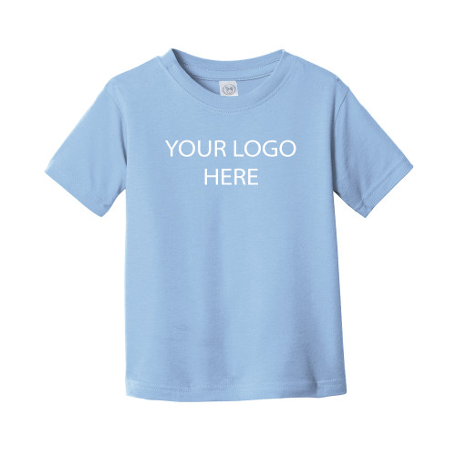 Toddler Light Blue T-Shirt-Blank Logo