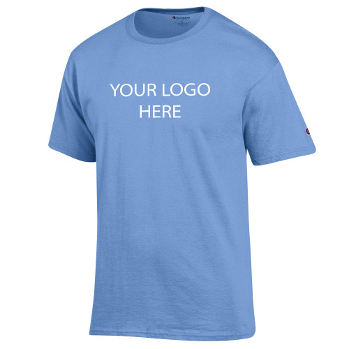 Champion Light Blue T Shirt-Blank Logo