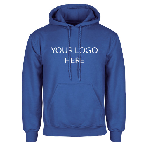 Royal Fleece Hoodie-Blank Logo