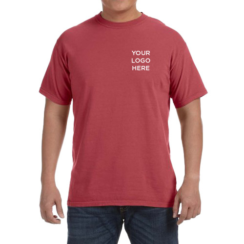 Comfort Colors Crimson T Shirt-Blank Logo
