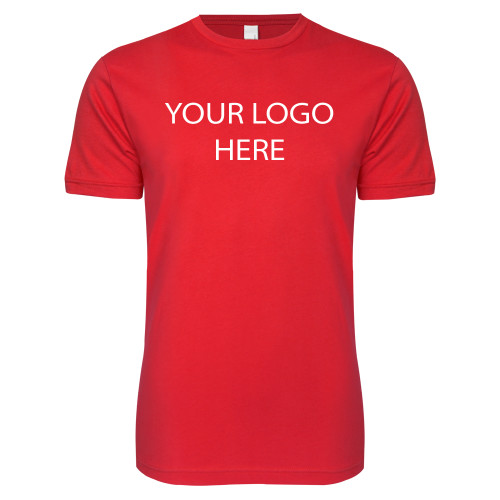 Next Level Red Softstyle T Shirt-Blank Logo