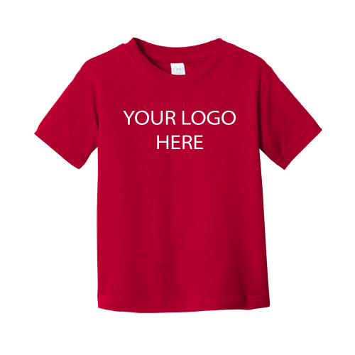 Toddler Red T Shirt-Blank Logo