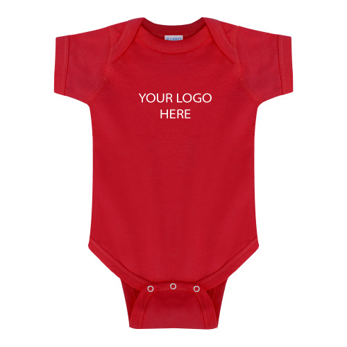 Red Infant Onesie-Blank Logo