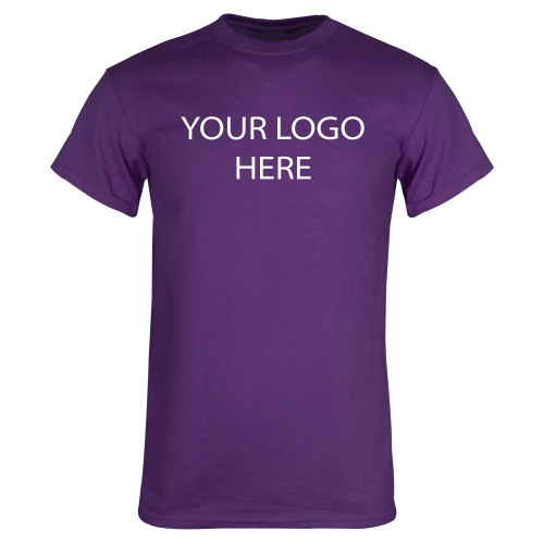 Purple T Shirt-Blank Logo