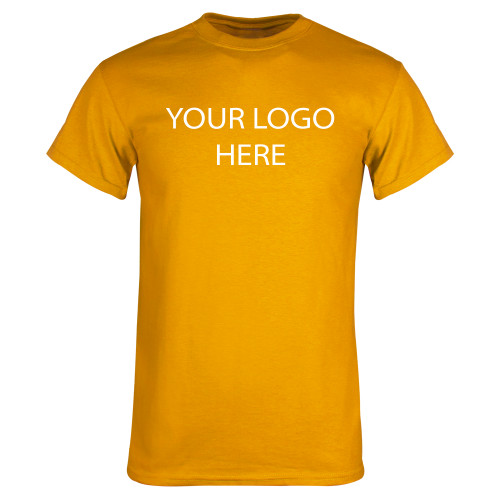 Gold T-Shirt-Blank Logo
