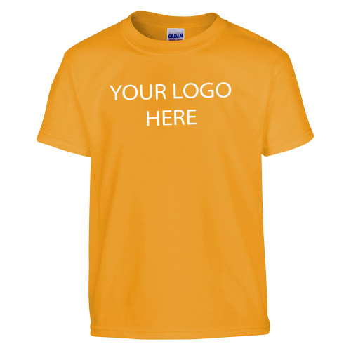 Youth Gold T-Shirt-Blank Logo