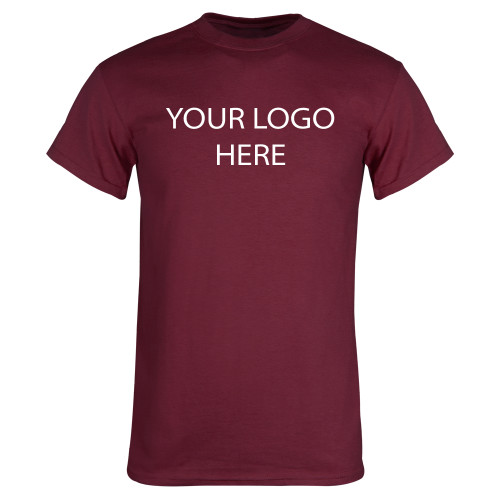 Maroon T Shirt-Blank Logo